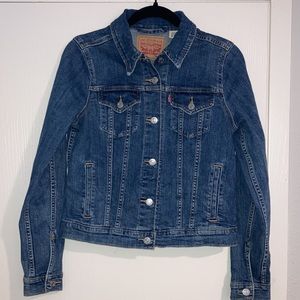 Levi Strauss & Co Women’s Size Medium Button Up Denim Jacket! EC! See Pics!